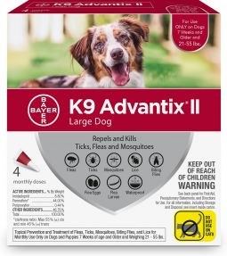 K9 Advantix II For Dogs 21-55 lbs 4 Pack